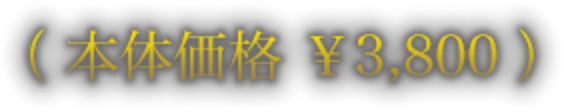 （本体価格 ￥3,800）